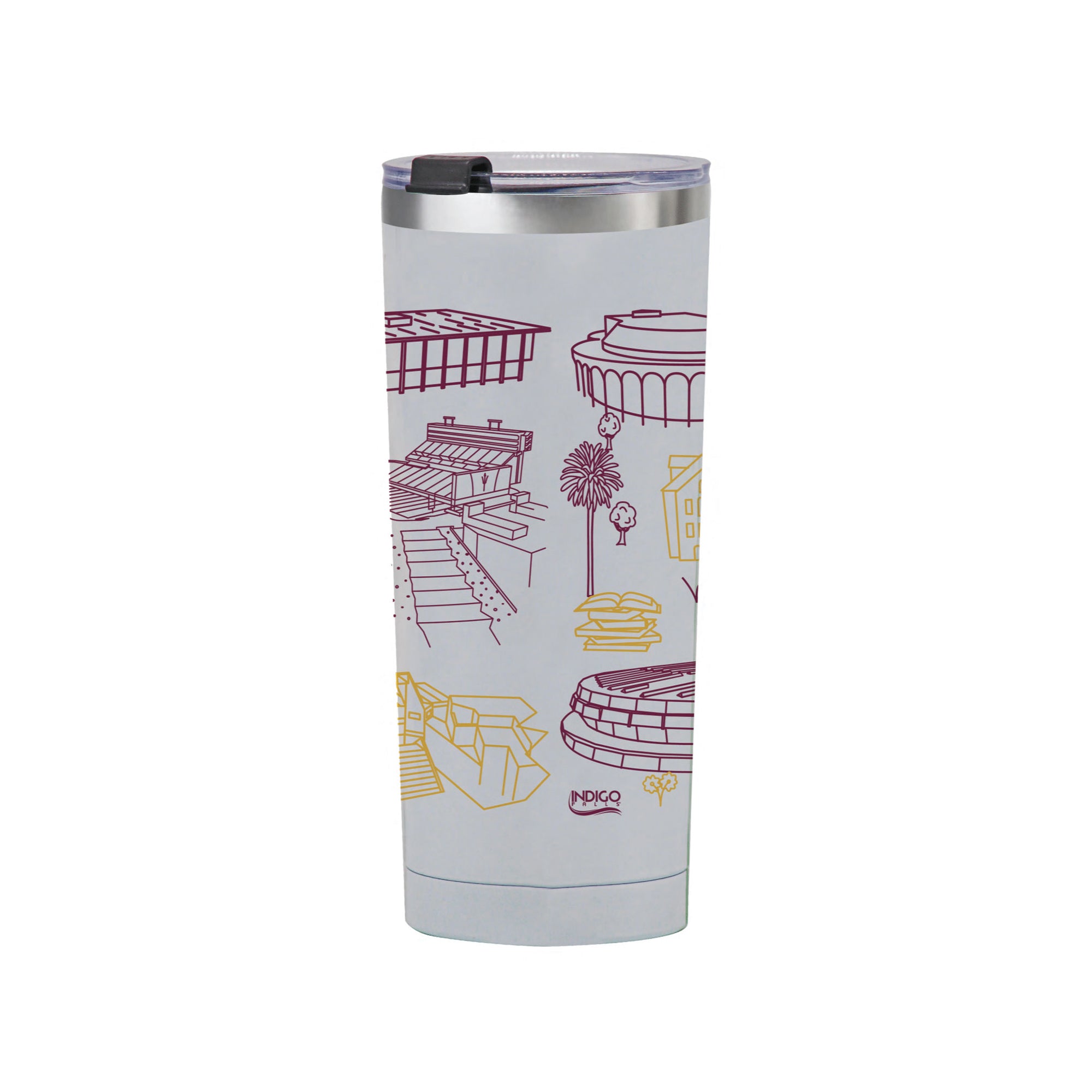 Arizona State Sun Devils 24oz Campus Line Art Tumbler