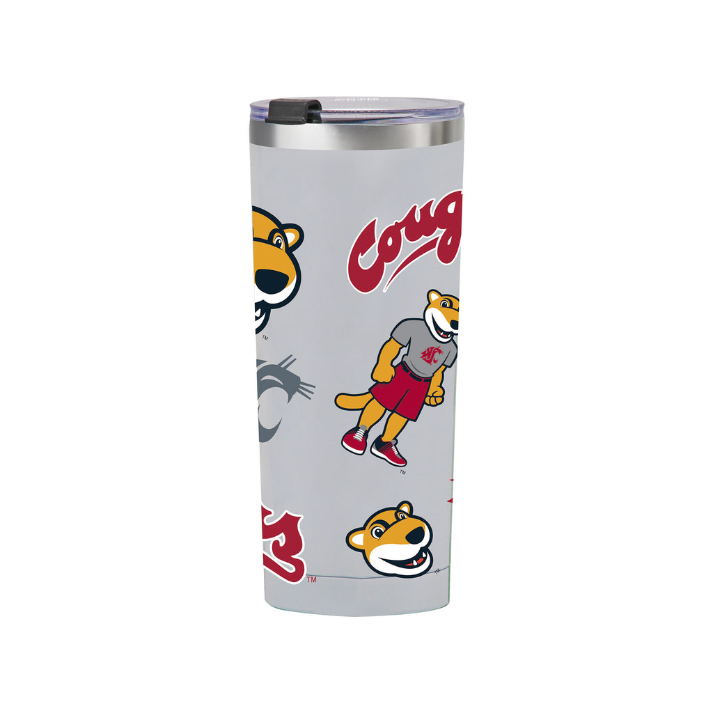 24oz Washington State Cougars Medley Stainless Steel Tumbler