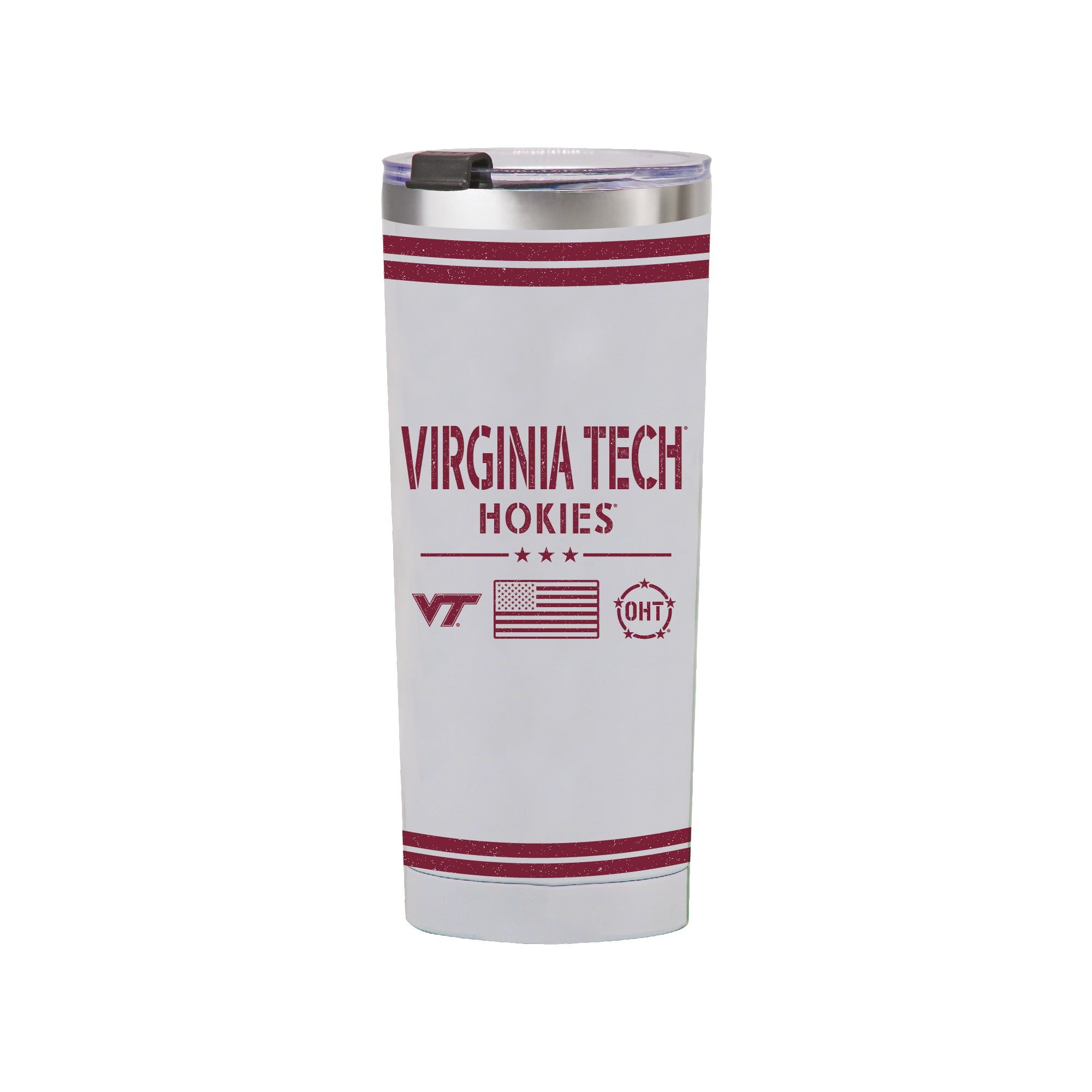 24oz Virginia Tech Hokies OHT TC Flag Tumbler
