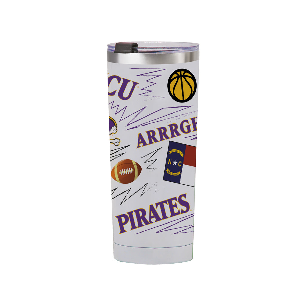 East Carolina Pirates 24oz Local Stainless Steel Tumbler
