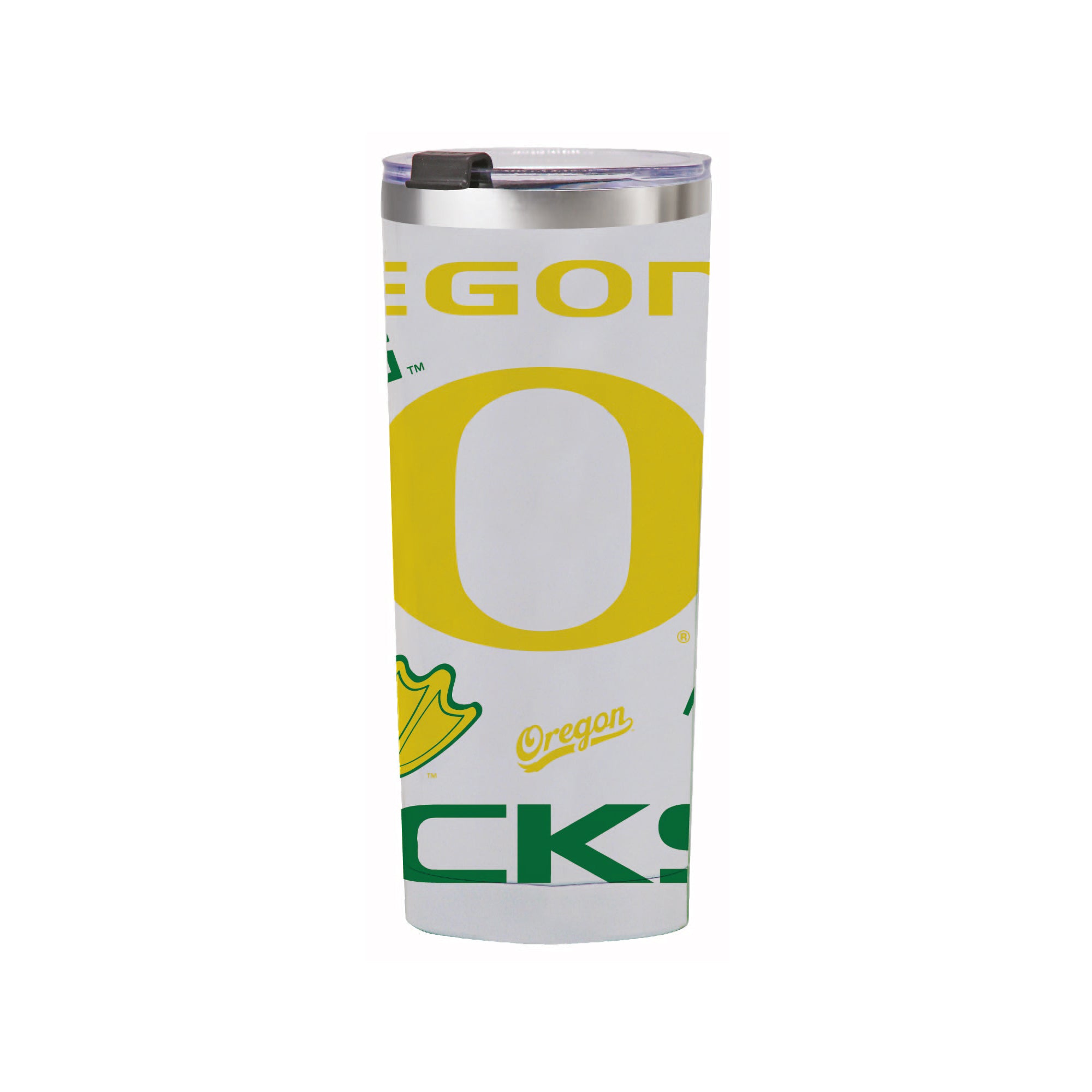 24oz Oregon Ducks Medley Stainless Steel Tumbler