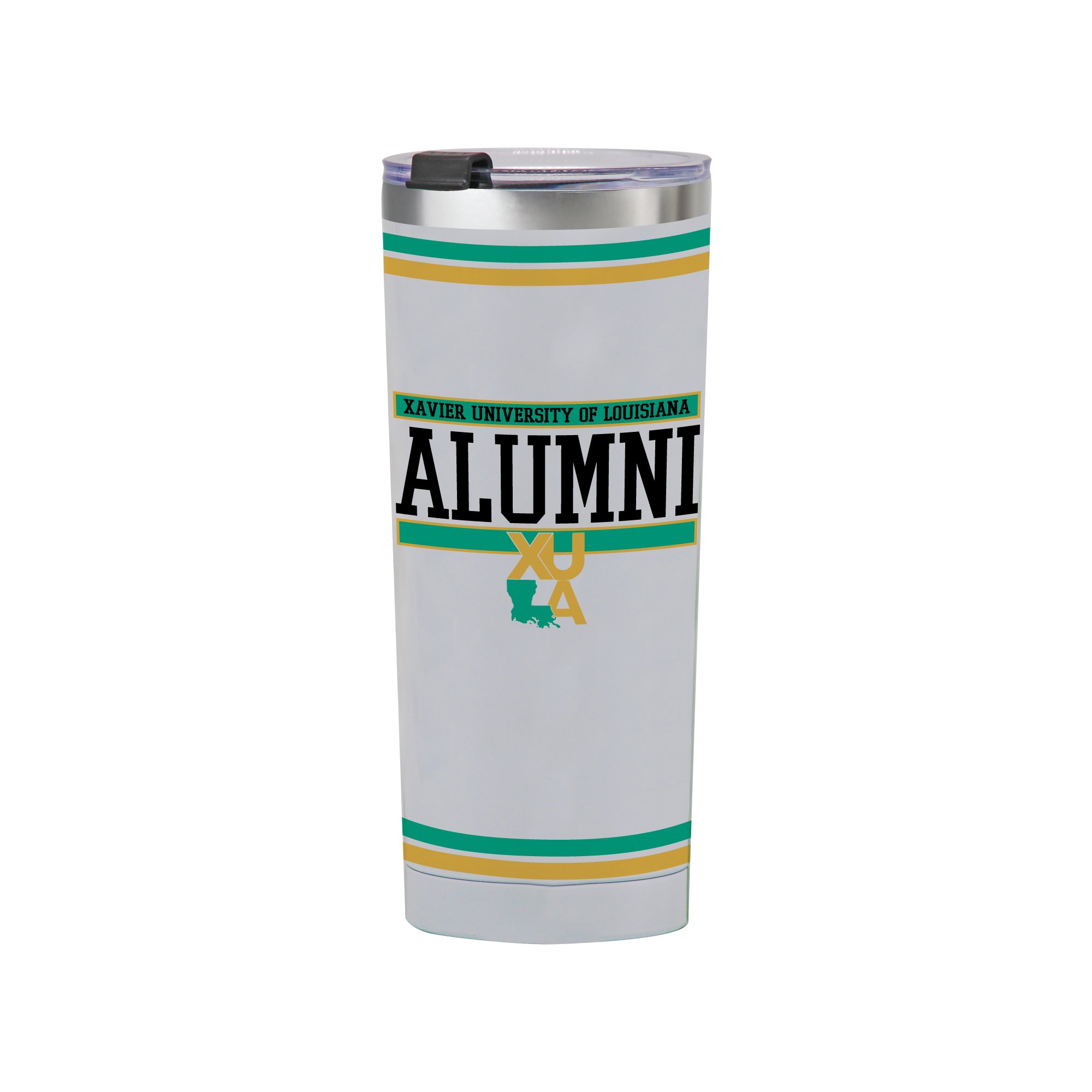24oz Xavier Louisiana Gold Rush-Nuggets Alumni Tumbler