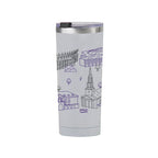 TCU Horned Frogs 24oz Campus Line Art Tumbler