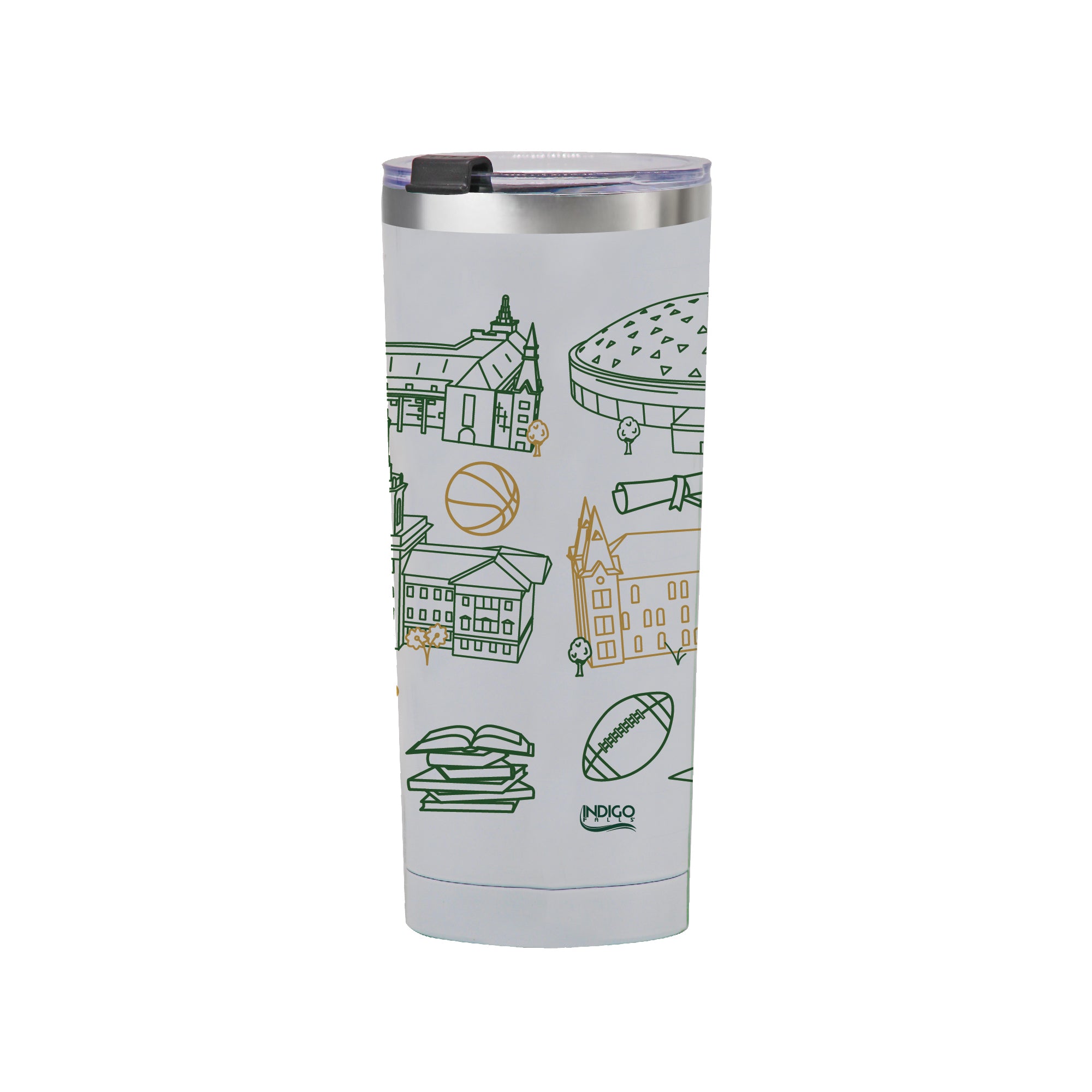 Baylor Bears Tide 24oz Campus Line Art Tumbler