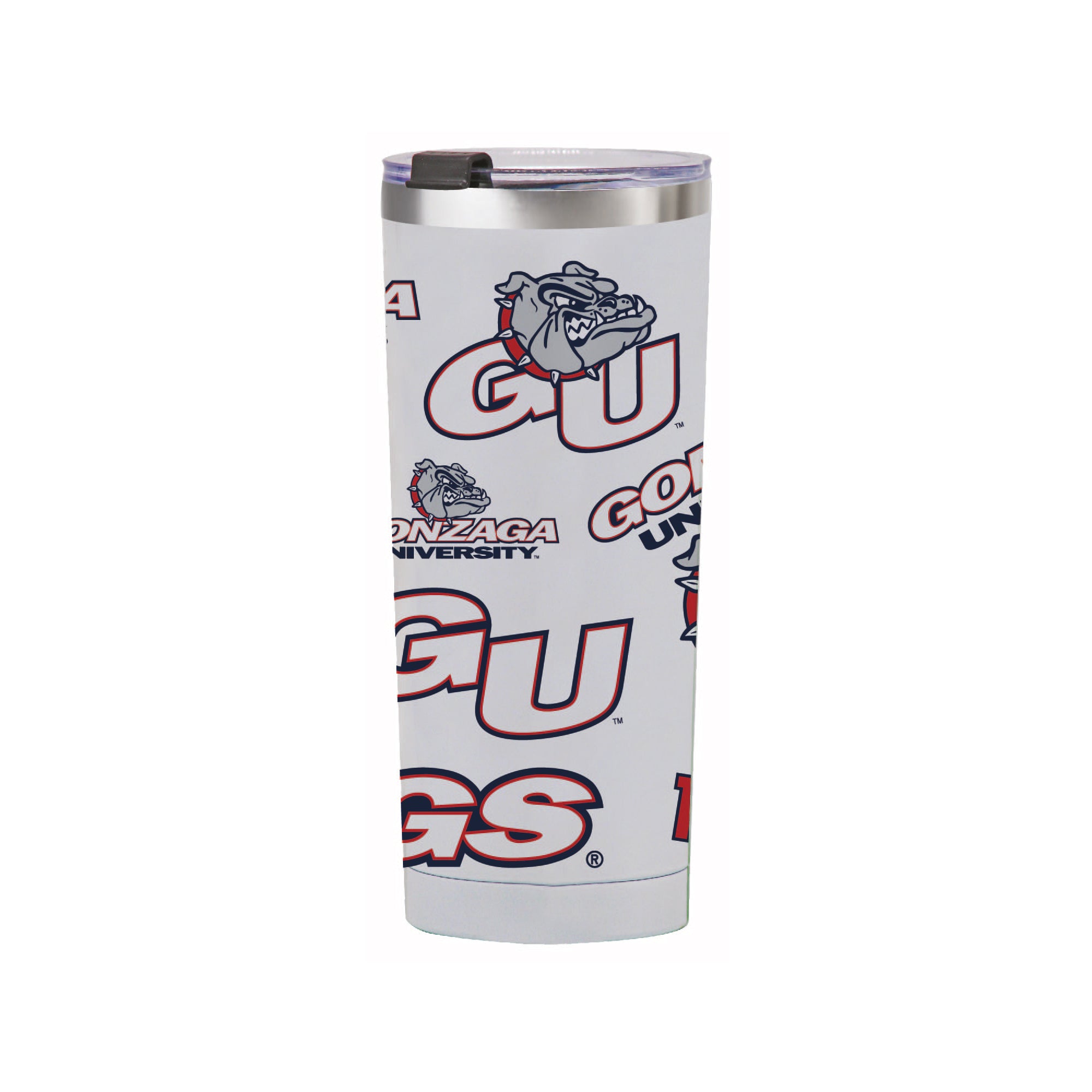 24oz Gonzaga Bulldogs Medley Stainless Steel Tumbler