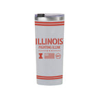 24oz Illinois Fighting Illini OHT TC Flag Tumbler