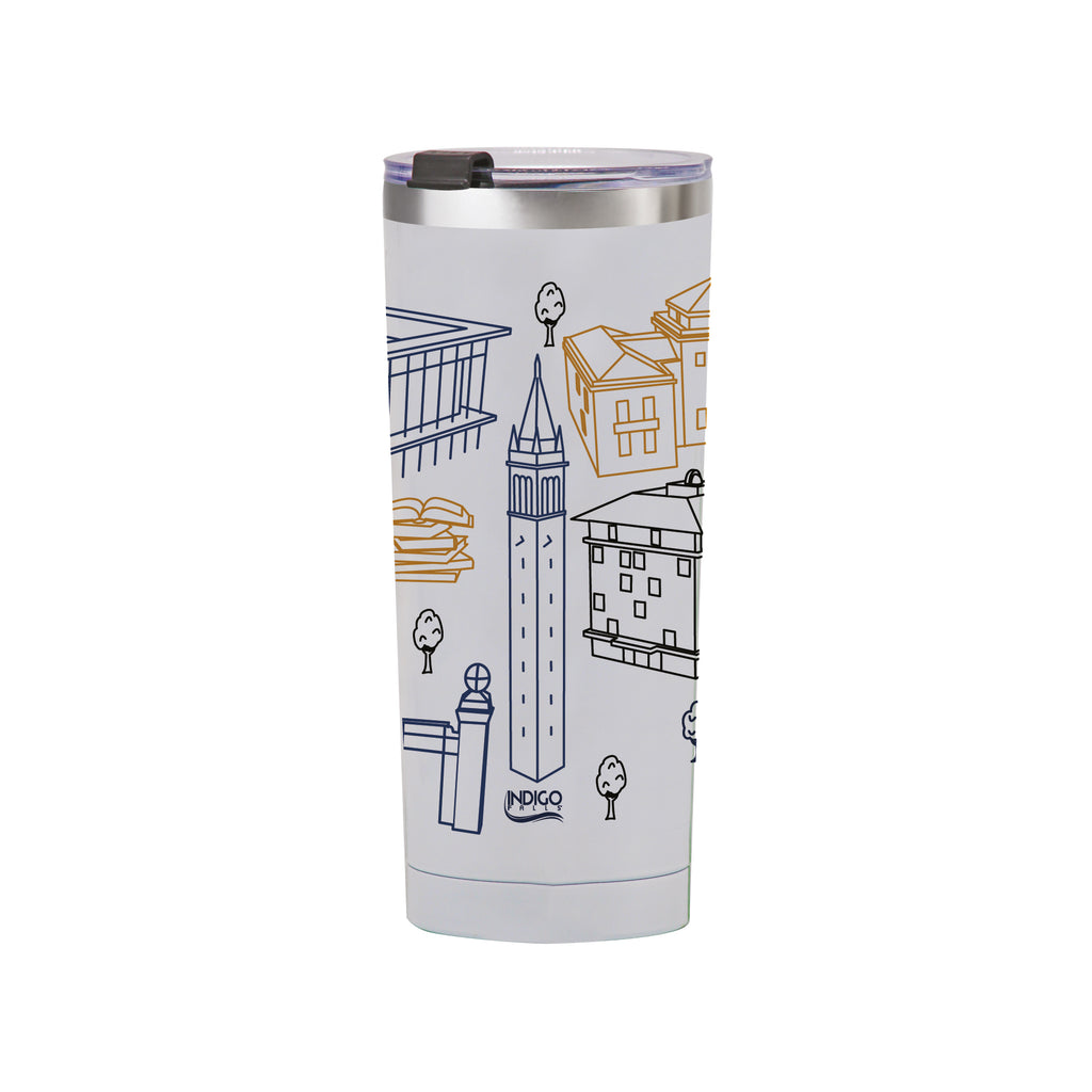 Cal Berkley 24oz Campus Line Art Tumbler