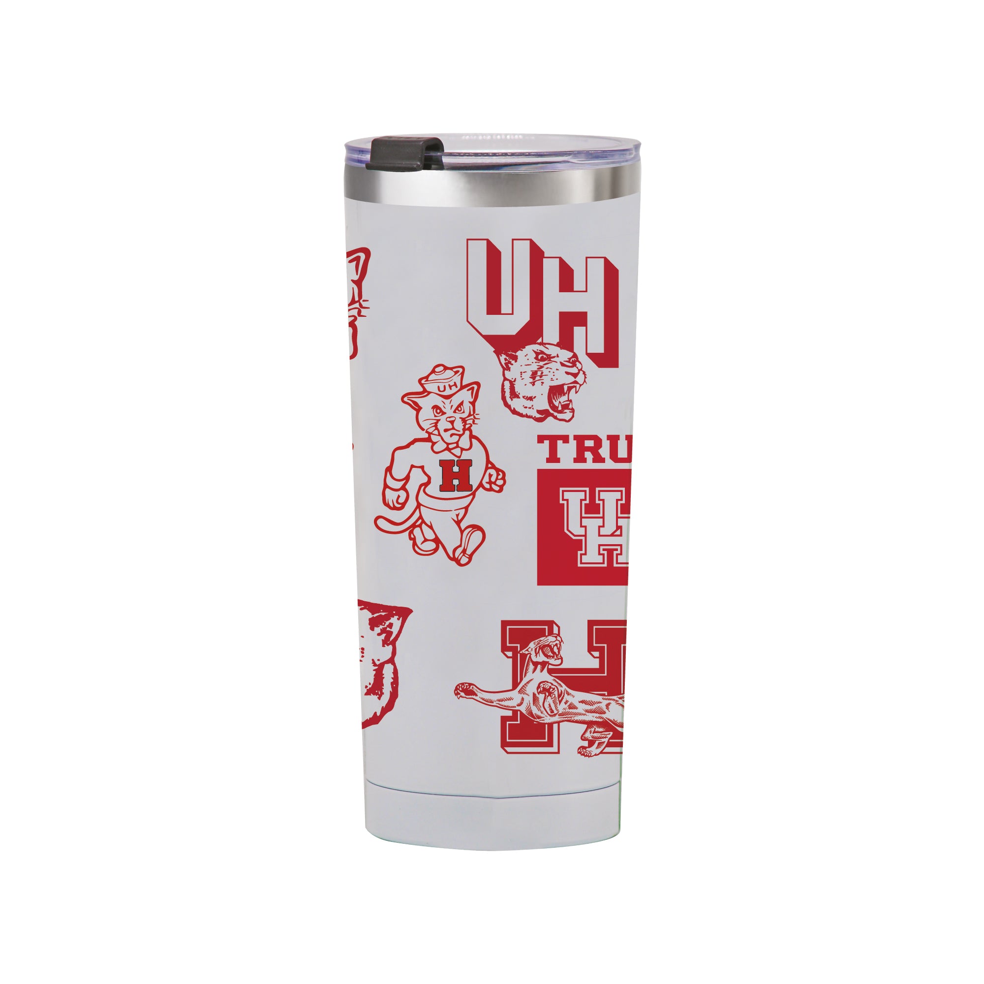 24oz Houston Cougars Medley Stainless Steel Tumbler