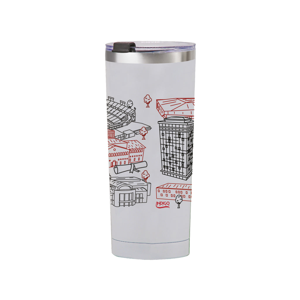 Houston Cougars 24oz Campus Line Art Tumbler