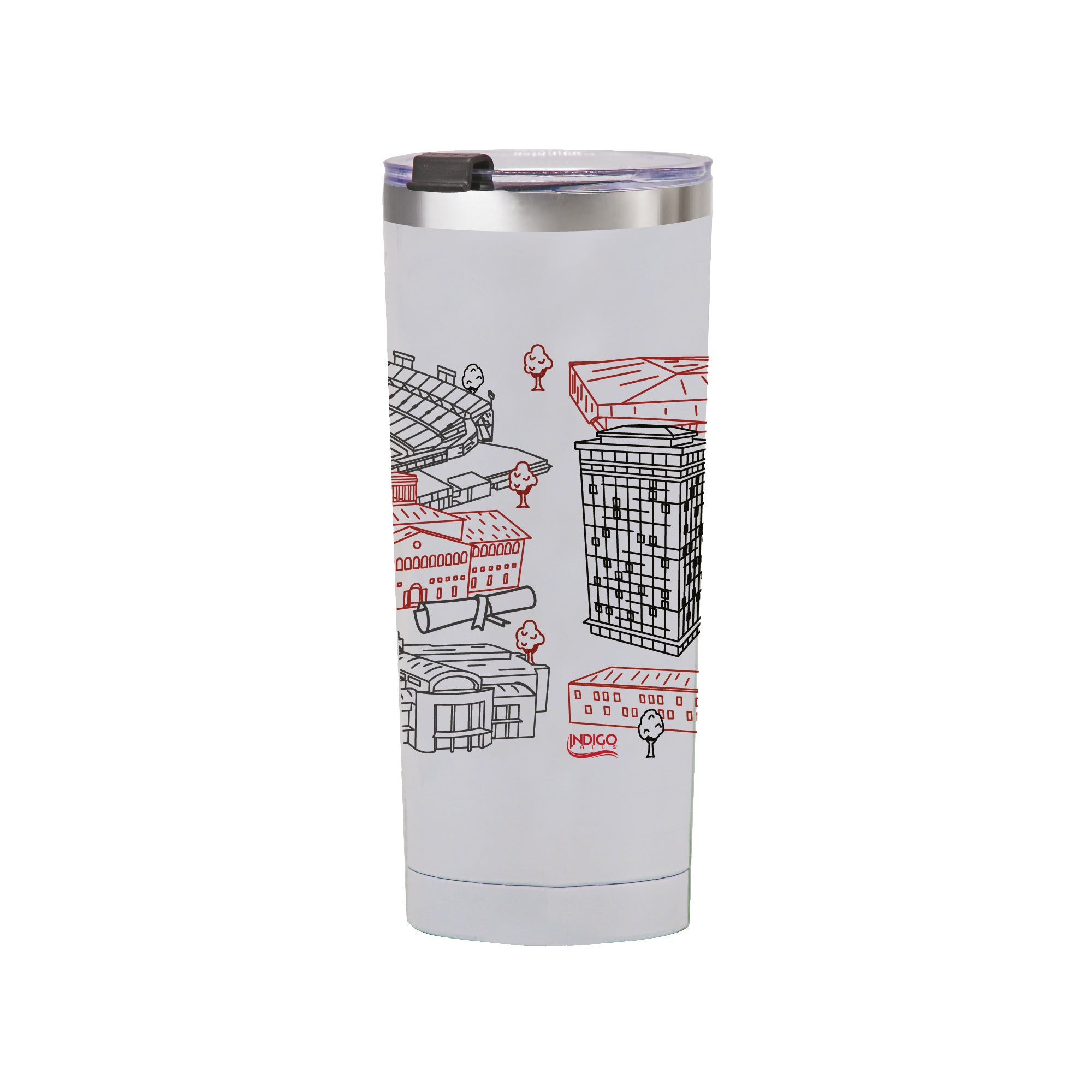 Houston Cougars 24oz Campus Line Art Tumbler