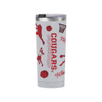 24oz Houston Cougars Basketball Sketch Tumbler