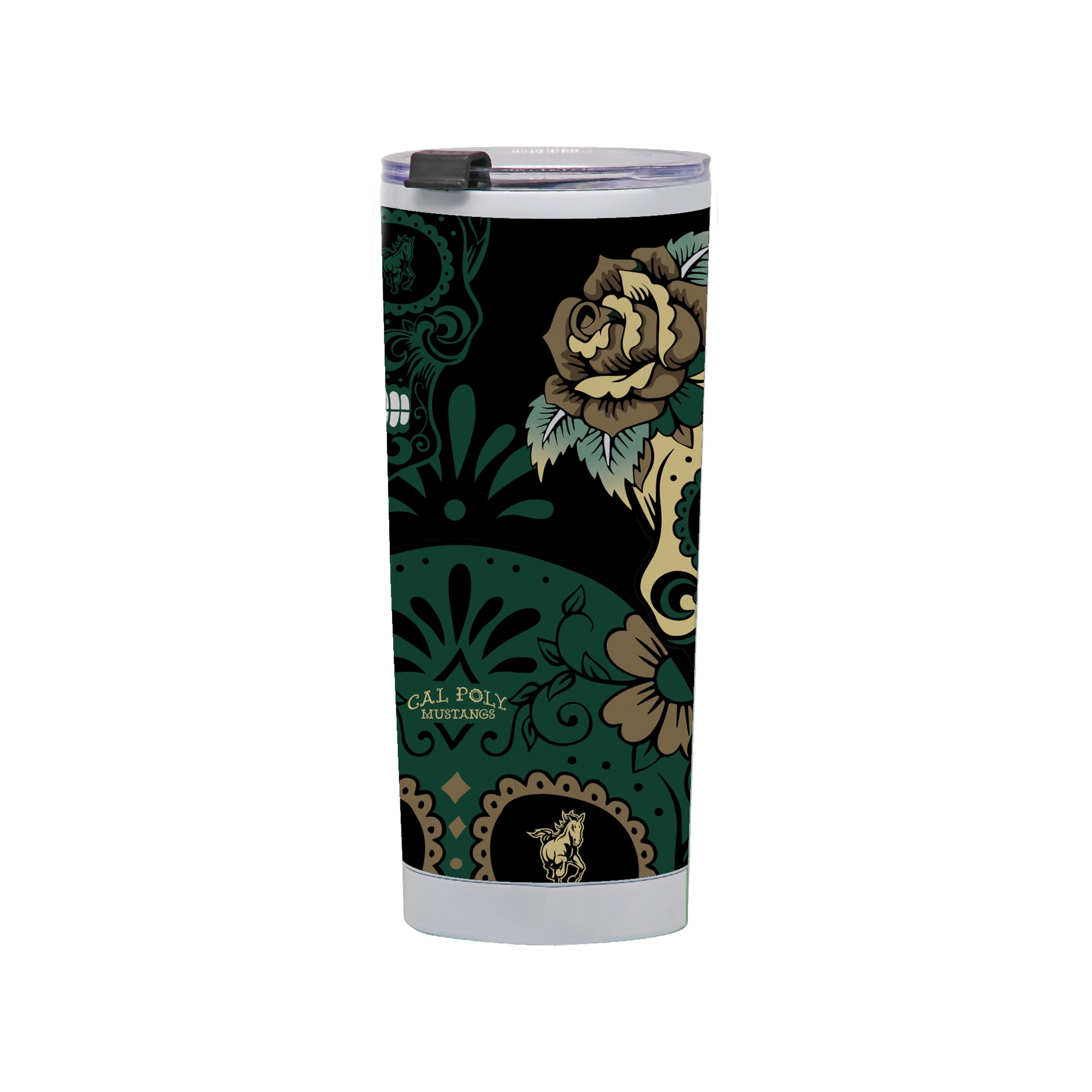 Cal Poly Mustangs 24oz Dia de los Muertos Tumbler