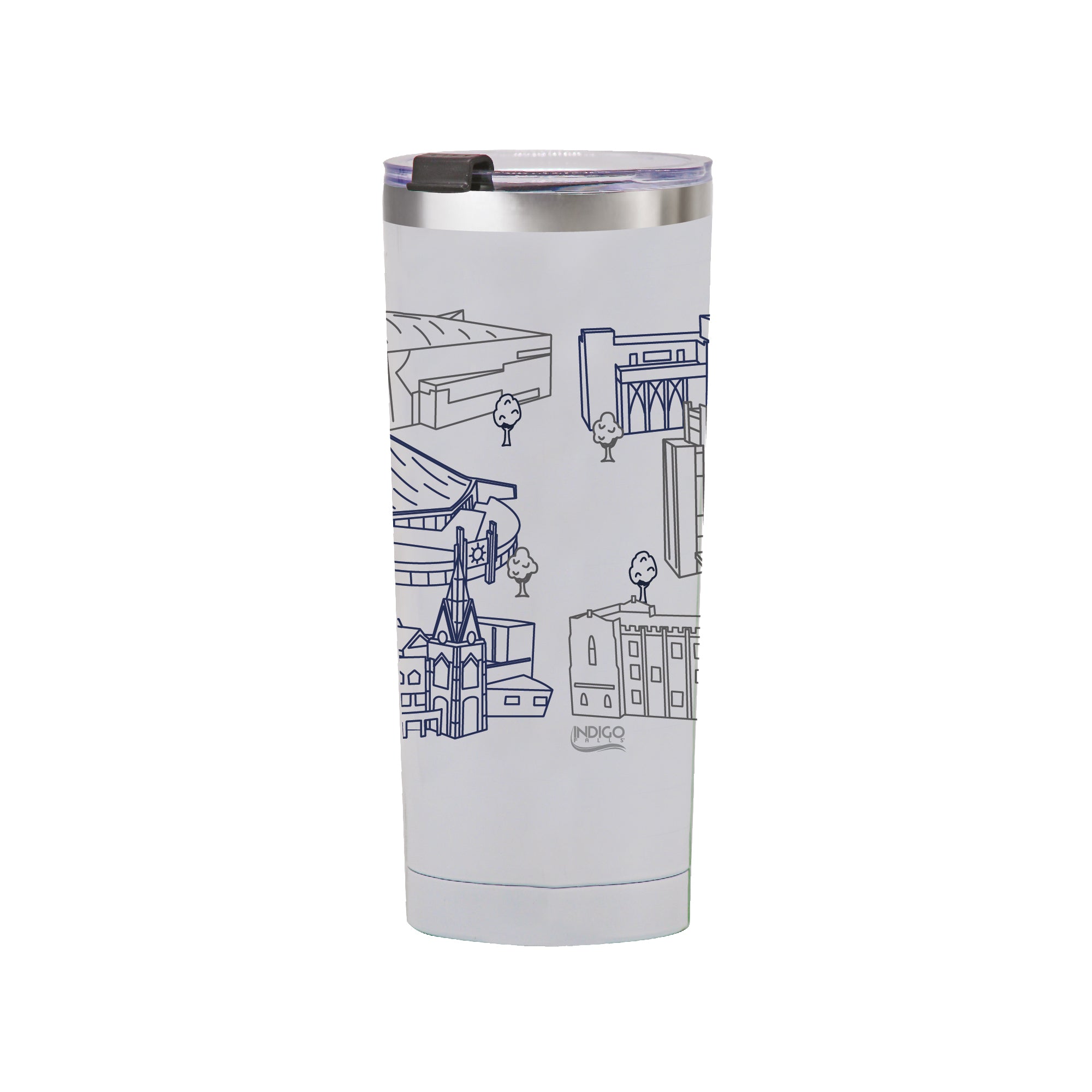 Xavier Musketeers 24oz Campus Line Art Tumbler