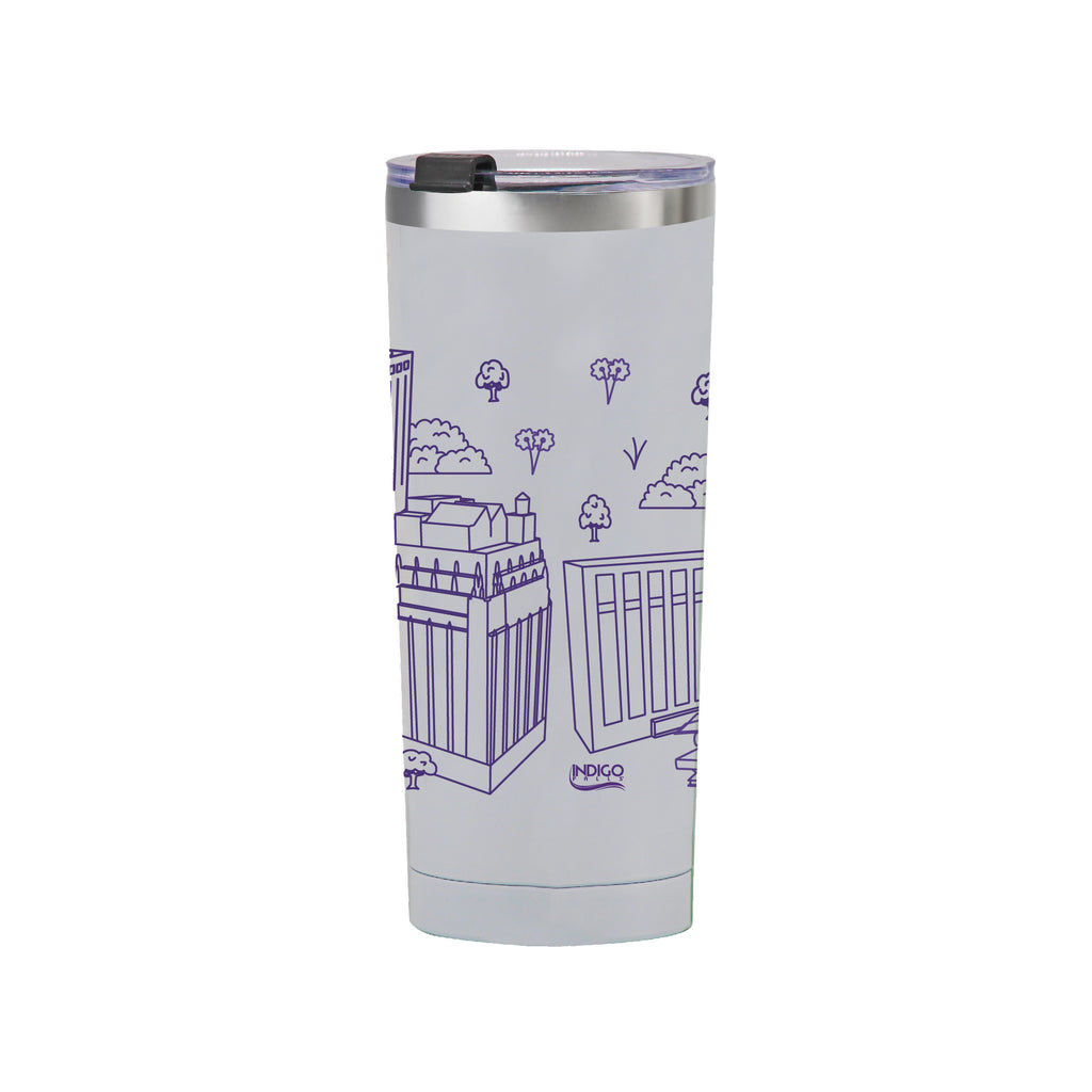 NYU 24oz Campus Line Art Tumbler