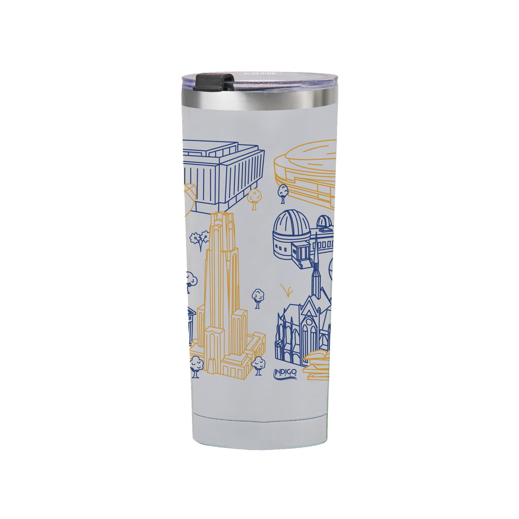 Pittsburgh Panthers 24oz Campus Line Art Tumbler