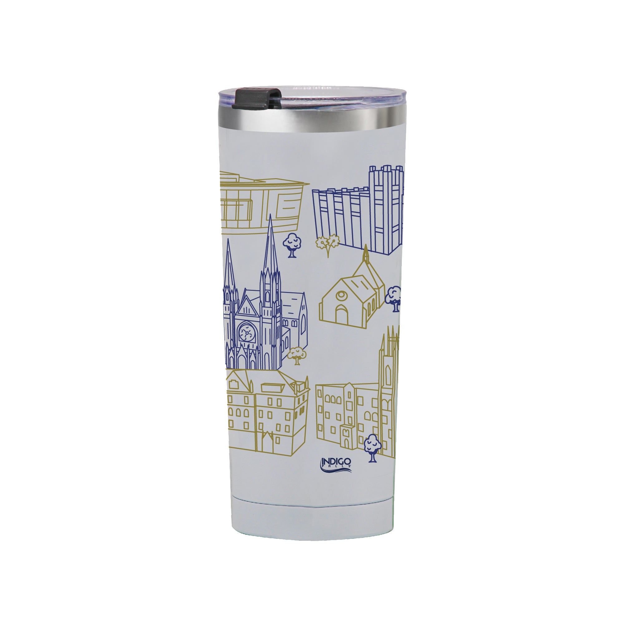 Marquette Golden Eagles 24oz Campus Line Art Tumbler