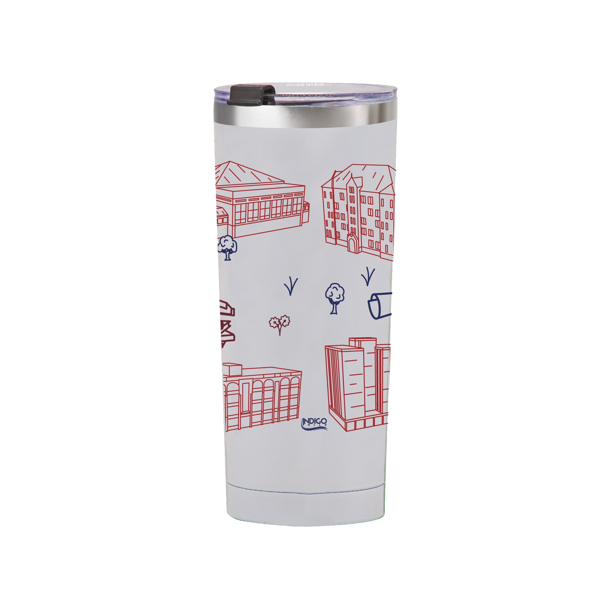 Duquesne University 24oz Campus Line Art Tumbler