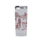 Chicago University 24oz Campus Line Art Tumbler