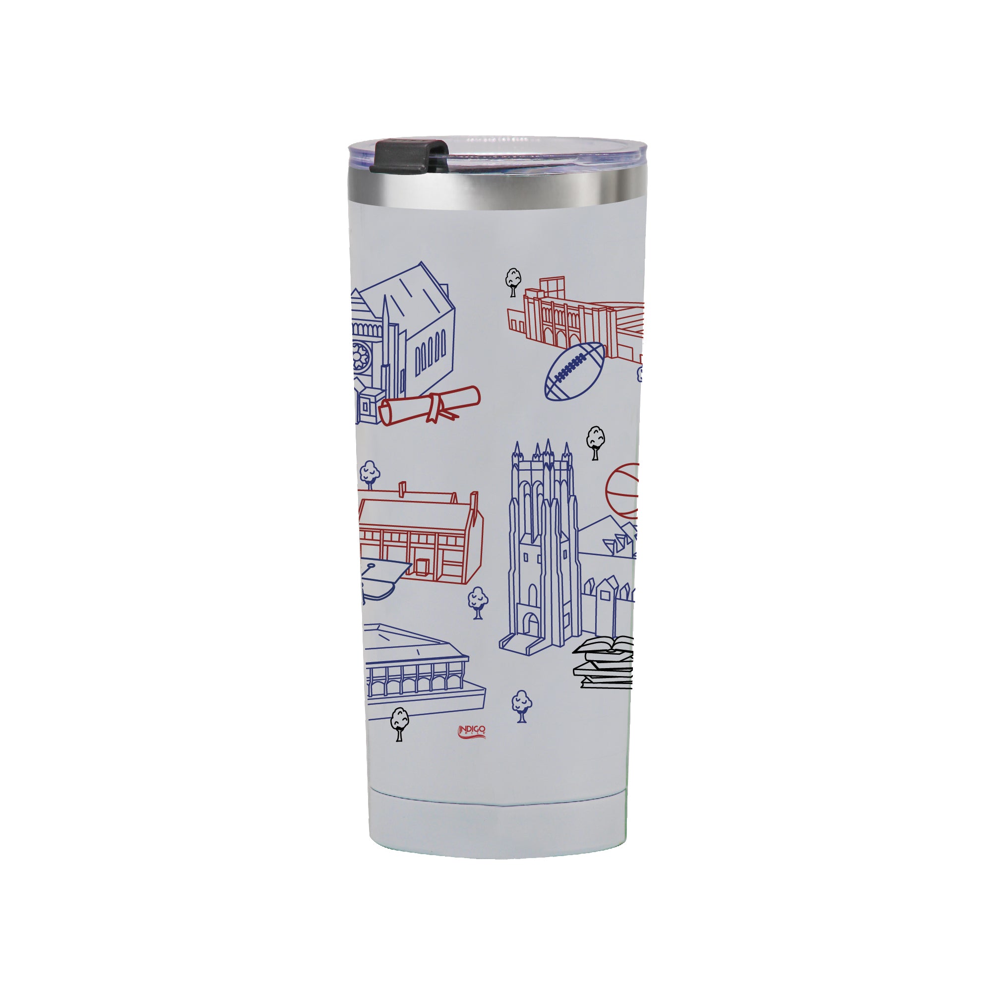 Richmond University 24oz Campus Line Art Tumbler