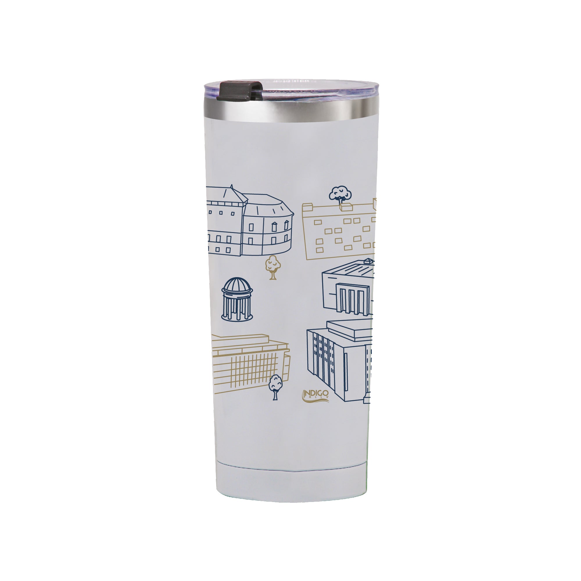 George Washington 24oz Campus Line Art Tumbler