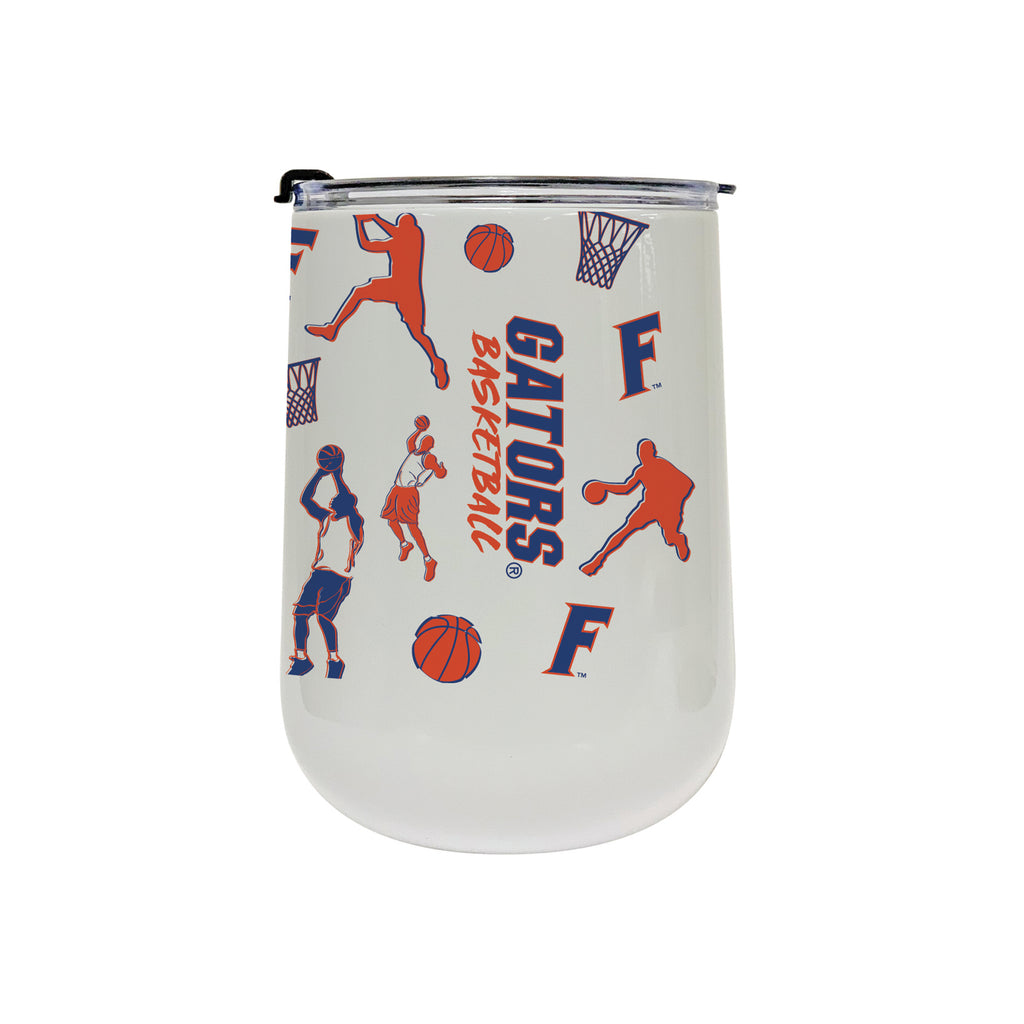 18oz Florida Gators Basketball Sketch Stainless Tumbler