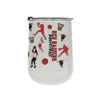 18oz Texas Tech Red Raiders Basketball Sketch Stainless Tumbler