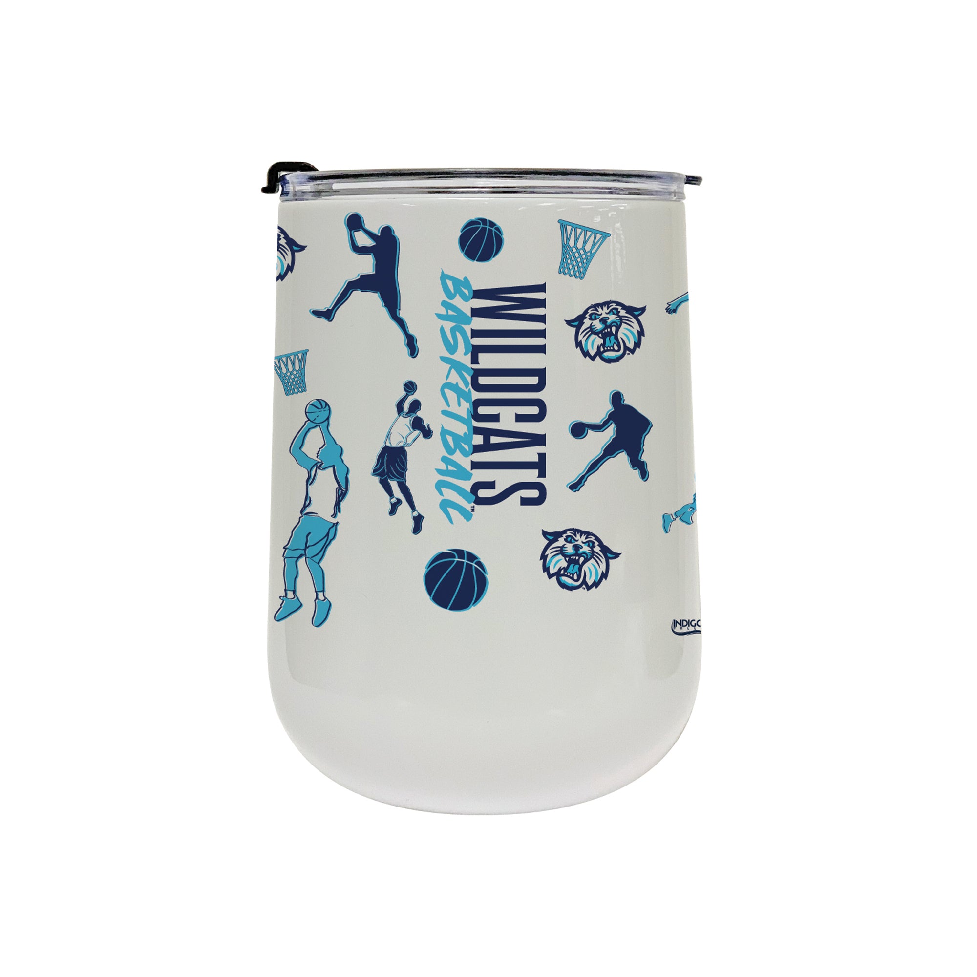 18oz Villanova Wildcats Basketball Sketch Stainless Tumbler