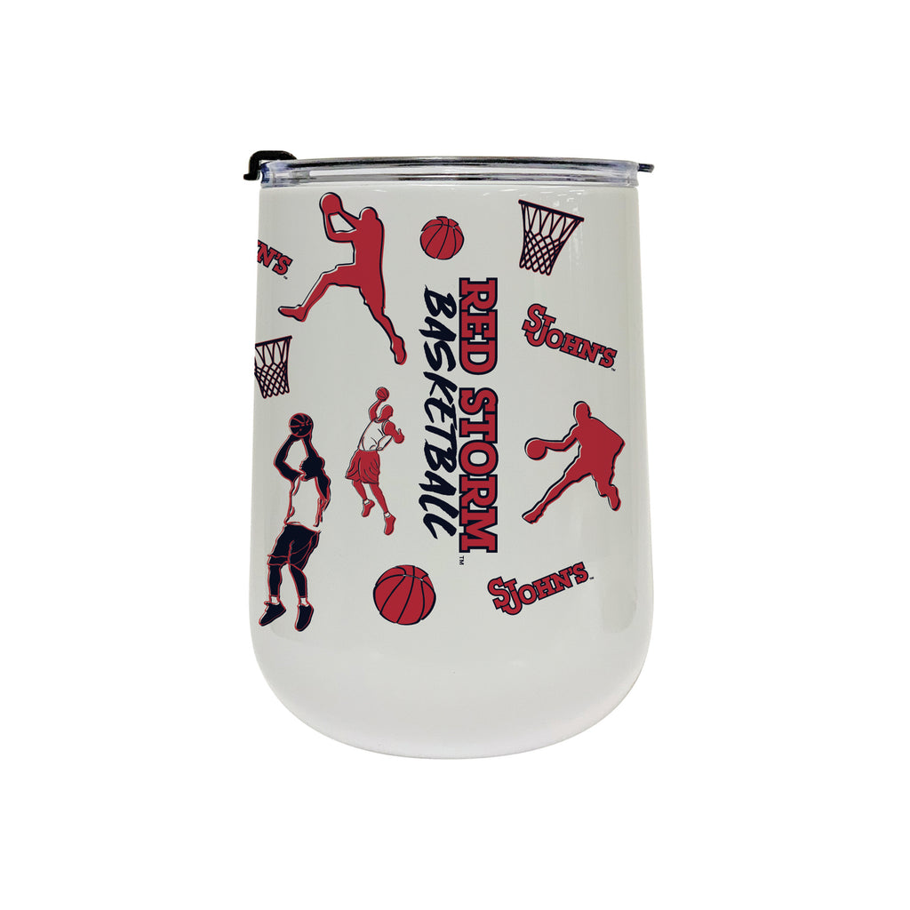 18oz St. Johns Basketball Sketch Stainless Tumbler