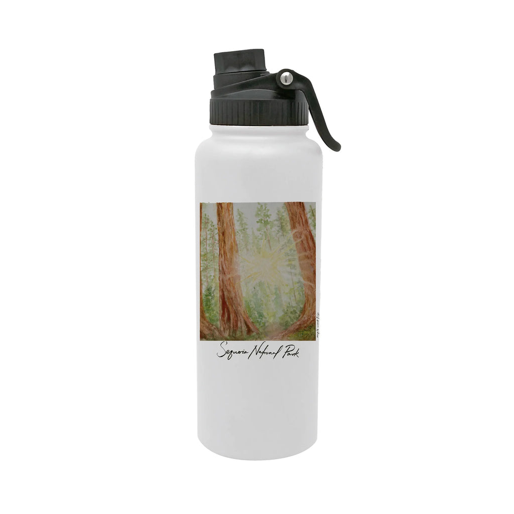 Sequoia National Park 34oz Aqua Bottle by Laura Wilcox