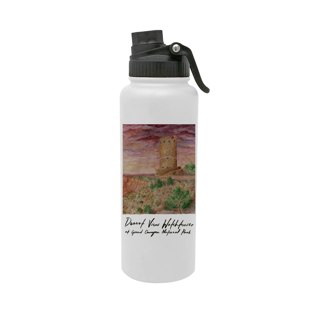 Grand Canyon National Park 34oz Aqua Bottle by Laura Wilcox