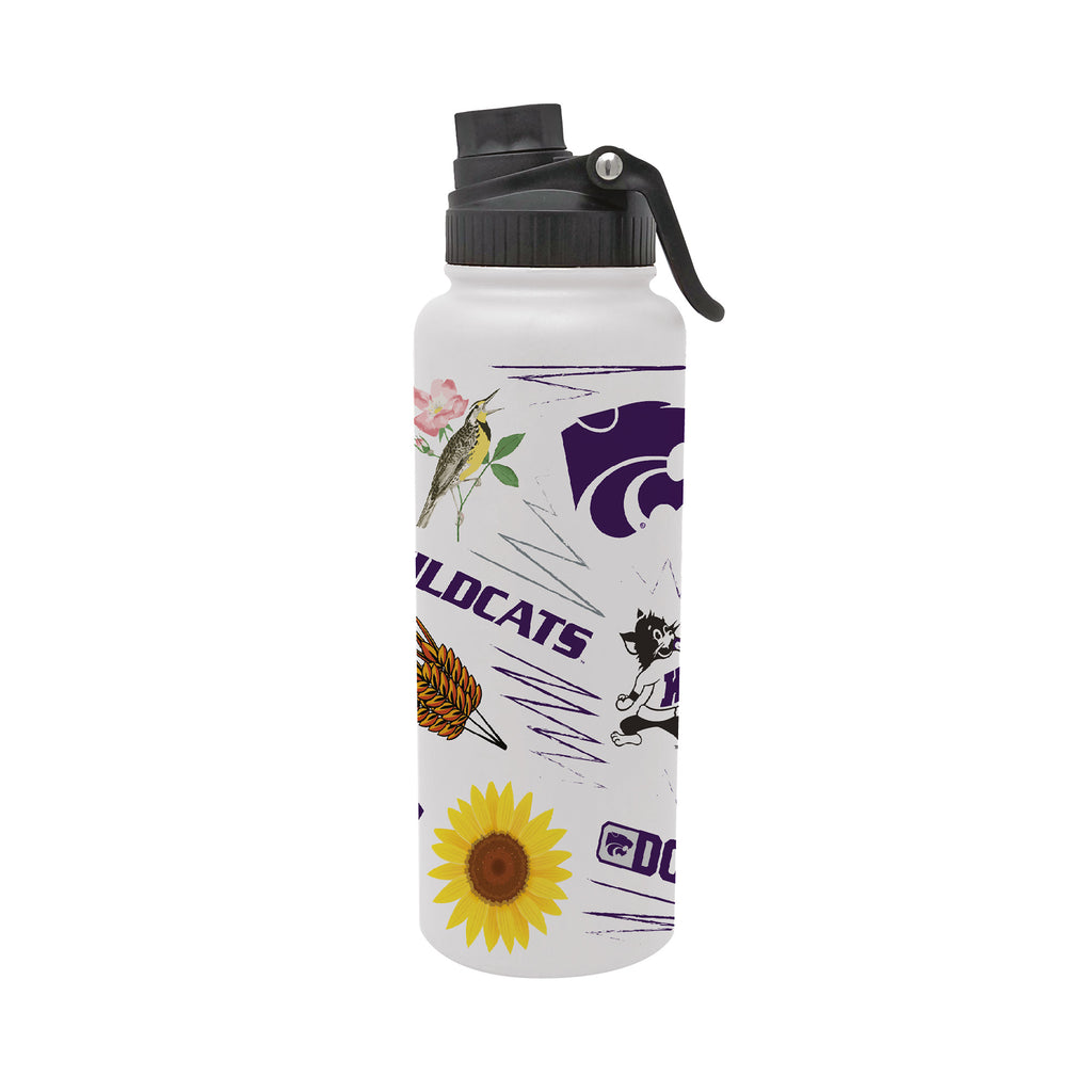 34oz K-State Wildcats Local Aqua Bottle