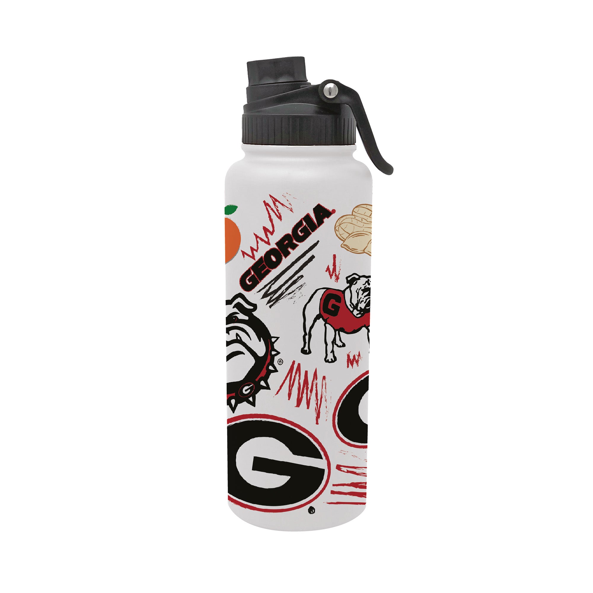 34oz Georgia Bulldogs Local Aqua Bottle