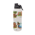 Georgia Bulldogs 34oz Aqua Bottle by Laura Wilcox