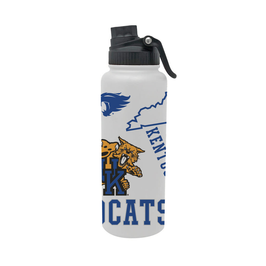 Kentucky Wildcats 34oz Stainless Steel Medley Aqua Bottle