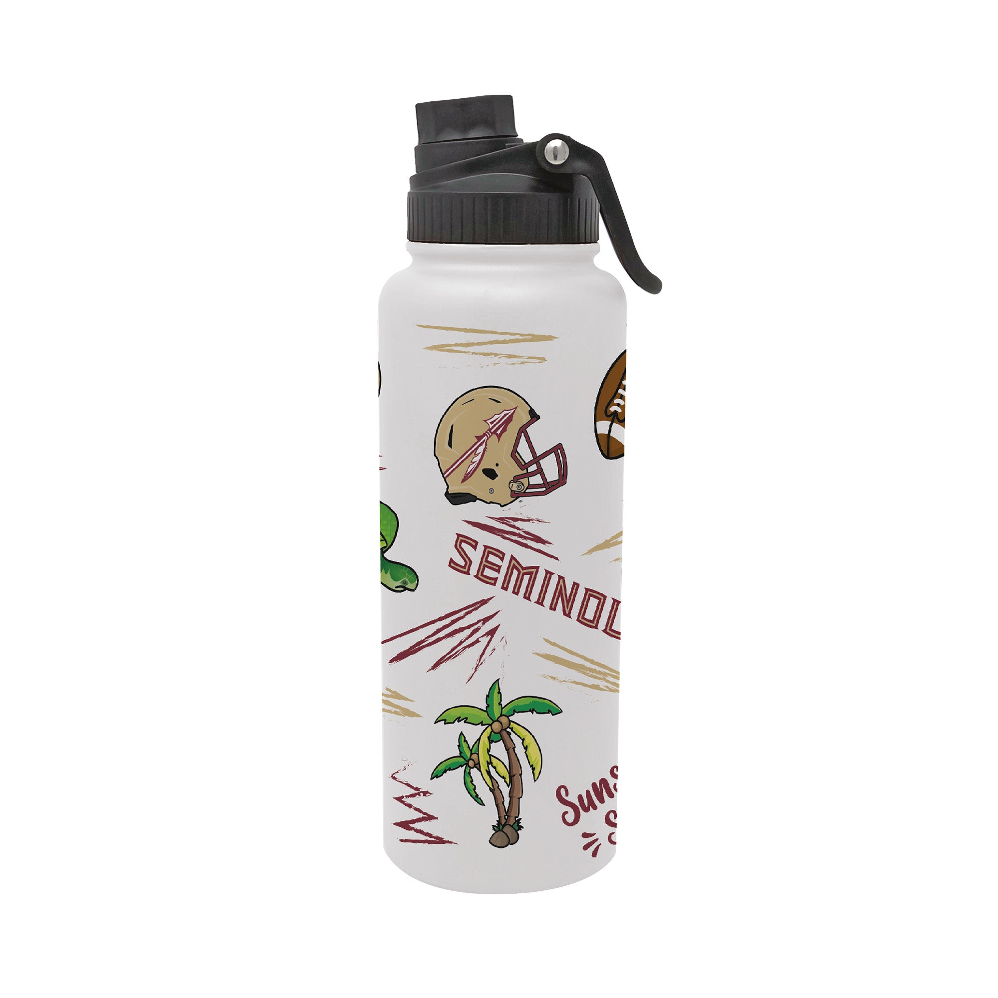 34oz Florida State Seminoles Local Aqua Bottle