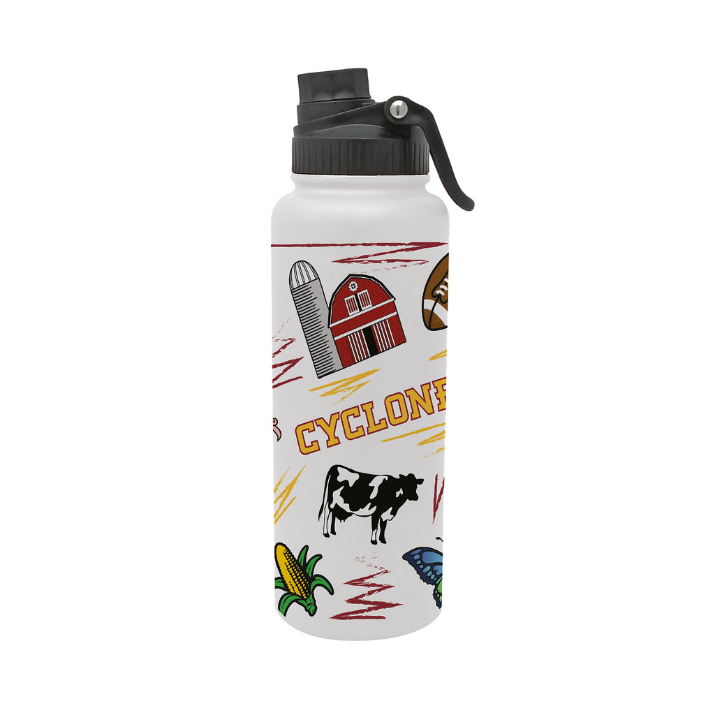 34oz Iowa State Cyclones Local Aqua Bottle