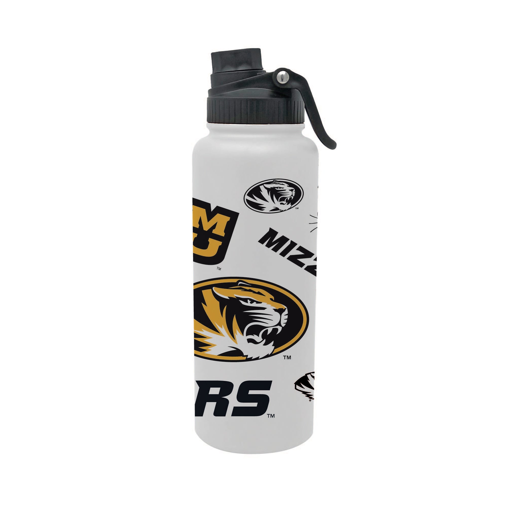 Missouri Tigers 34oz Stainless Steel Medley Aqua Bottle