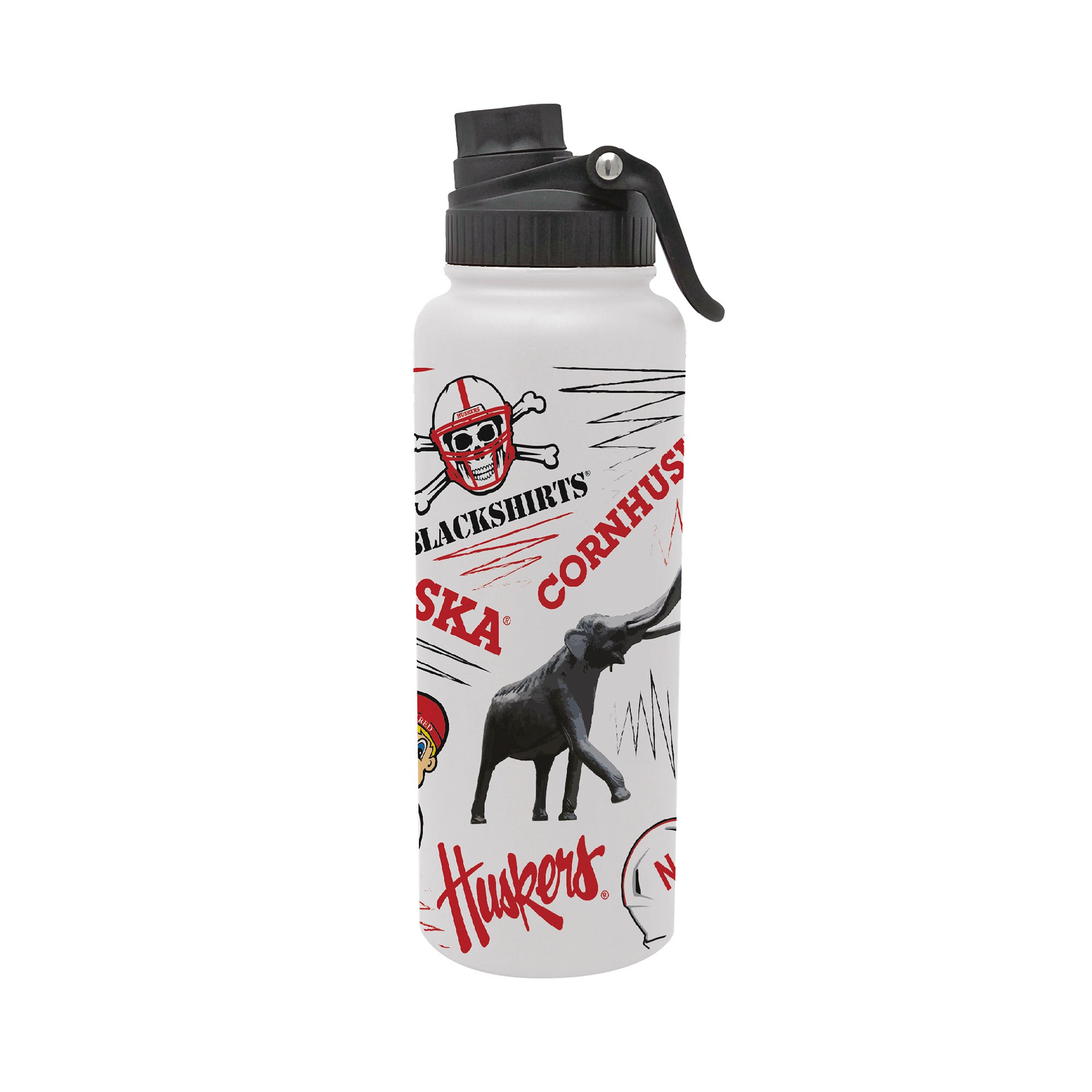 34oz Nebraska Cornhuskers Local Aqua Bottle