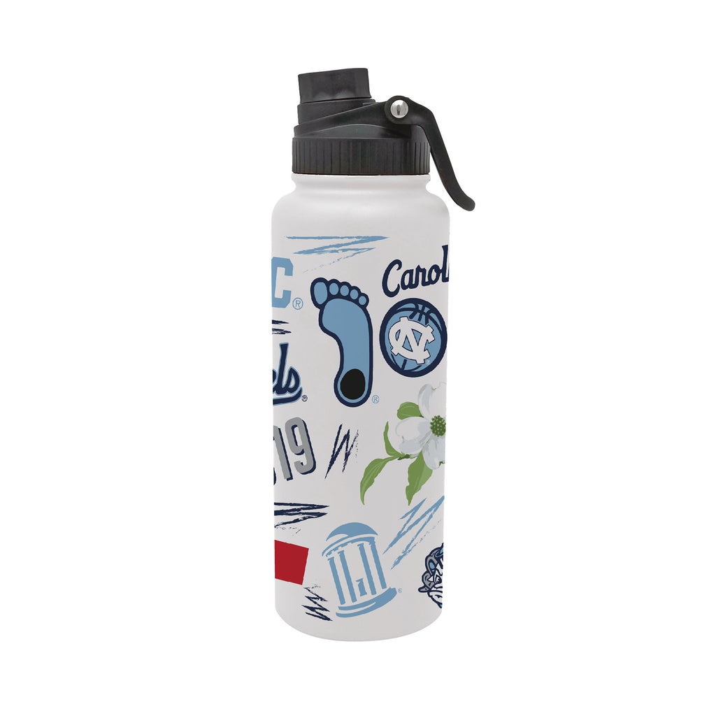 34oz North Carolina Tar Heels Local Aqua Bottle