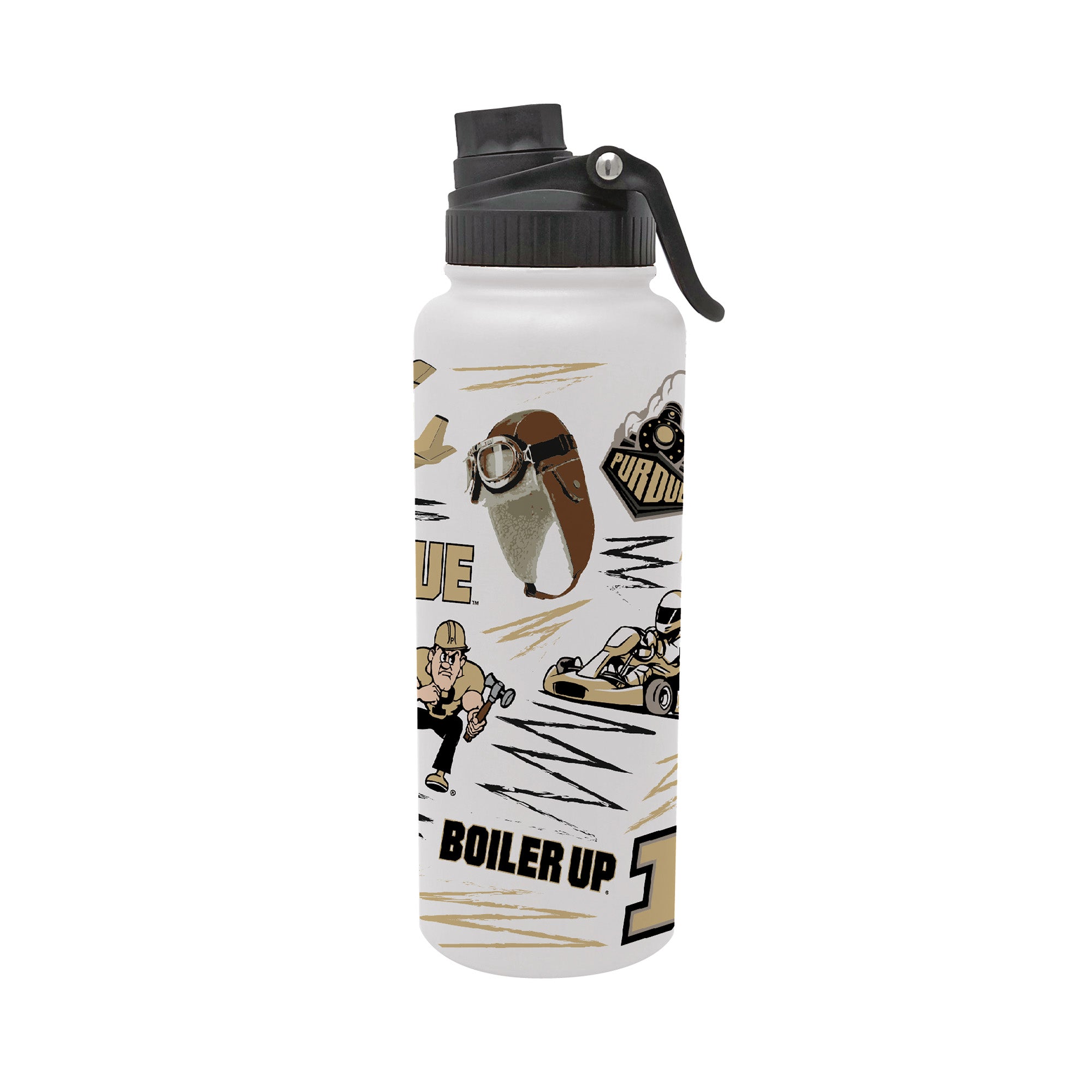 34oz Purdue Boilermakers Local Aqua Bottle