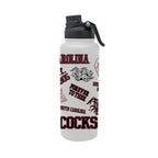 South Carolina Gamecocks 34oz Stainless Steel Medley Aqua Bottle