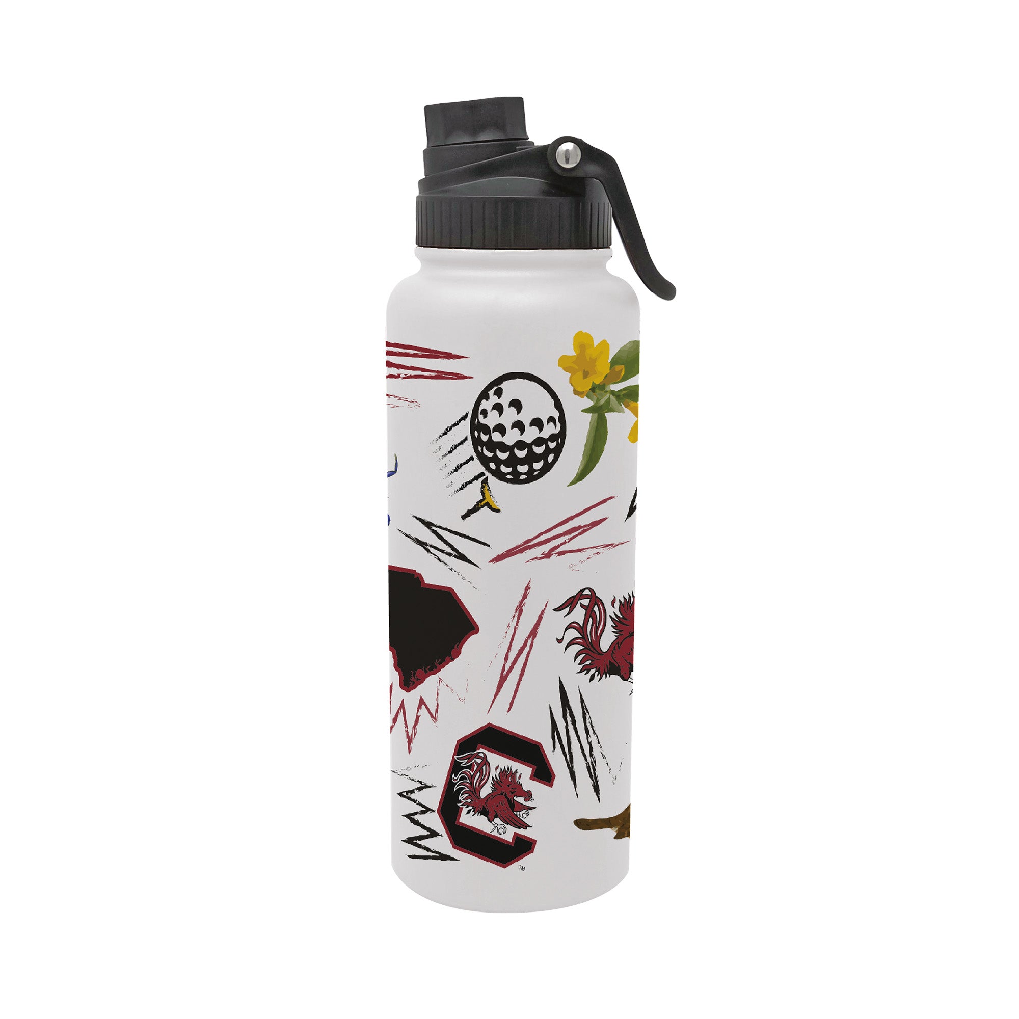 34oz South Carolina Gamecocks Local Aqua Bottle