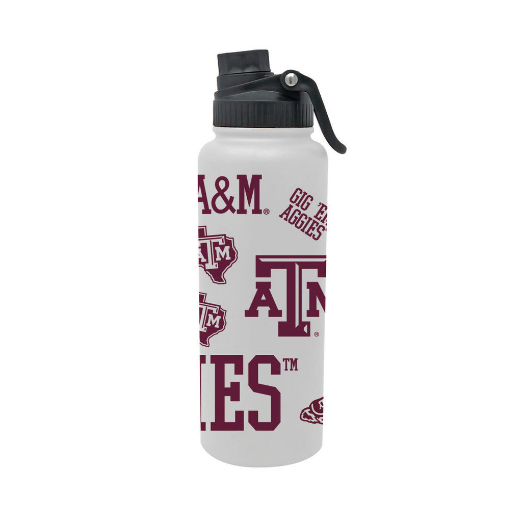 Texas A&M Aggies 34oz Stainless Steel Medley Aqua Bottle