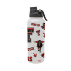 Texas Tech Red Raiders 34oz Stainless Steel Medley Aqua Bottle
