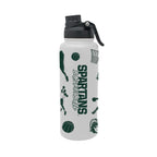 34oz Michigan State Spartans Basketball Sketch Aqua Bottle