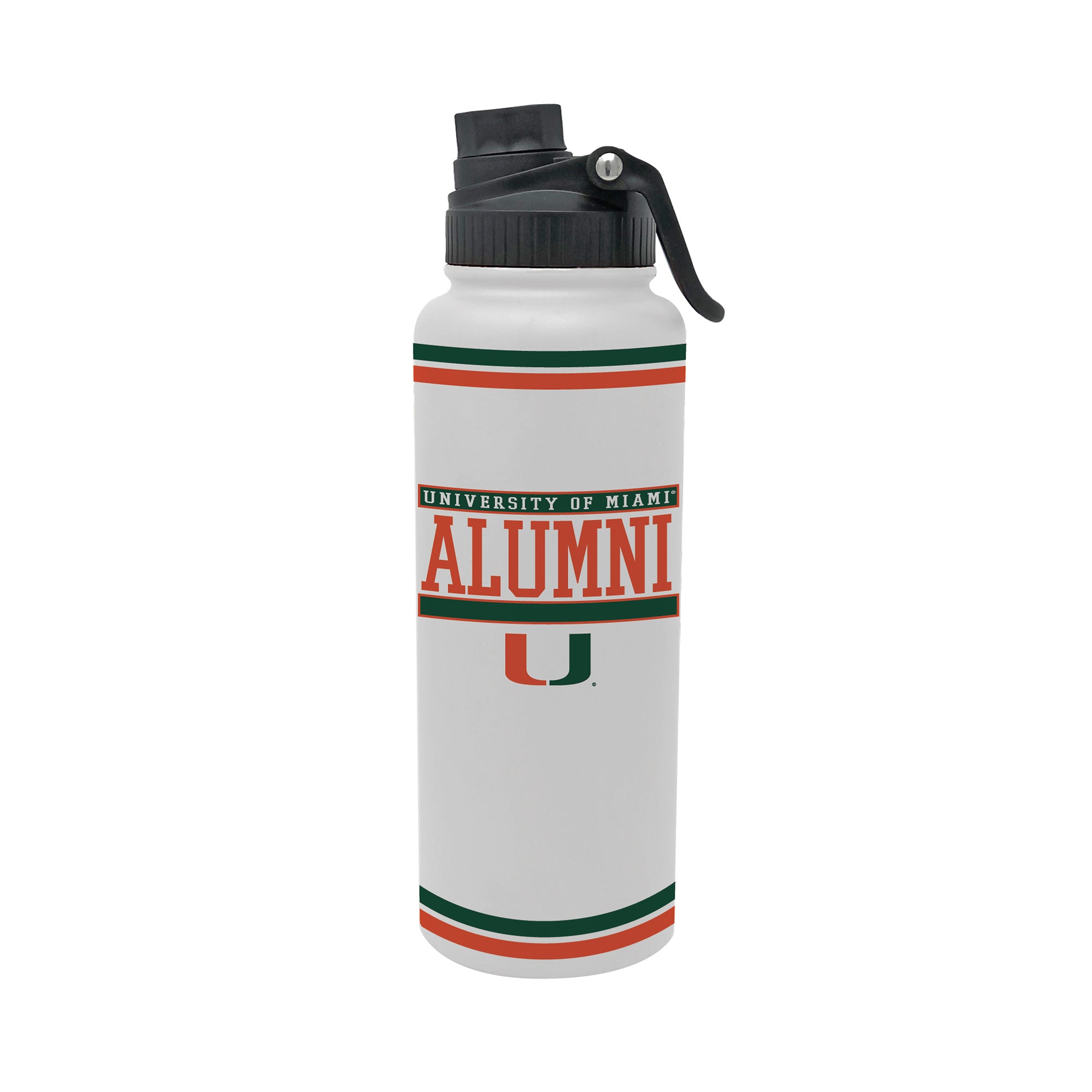 34oz Miami Hurricanes Alumni Aqua Bottle