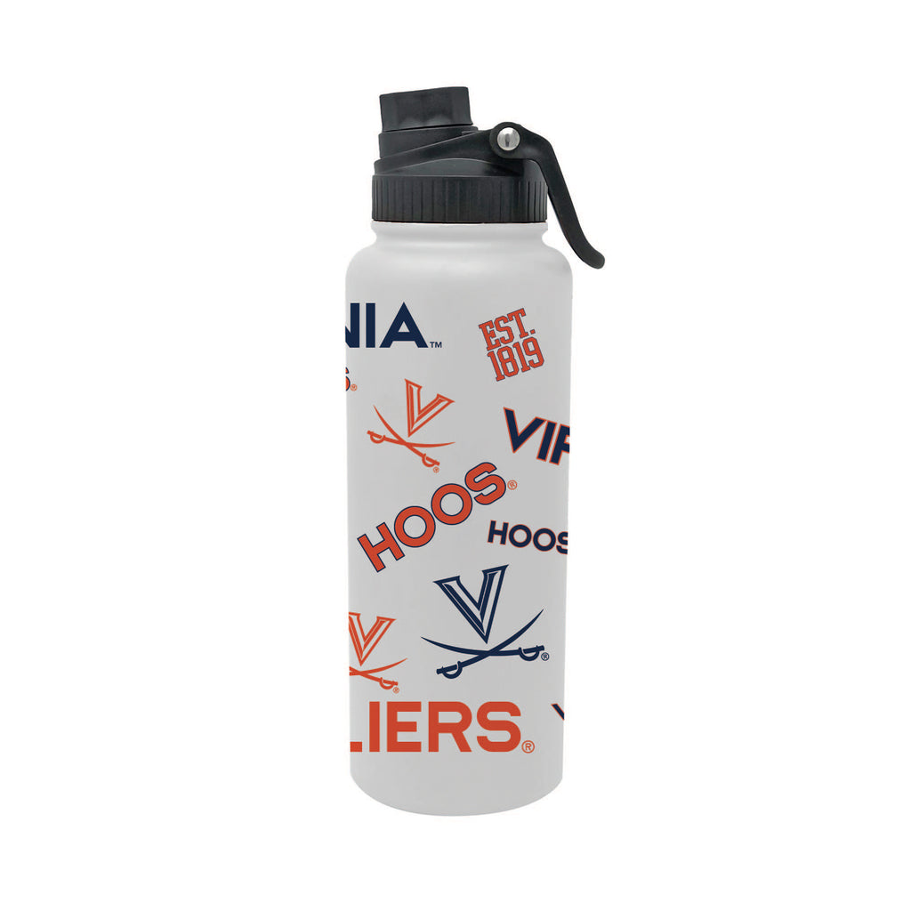 Virginia Cavaliers 34oz Stainless Steel Medley Aqua Bottle