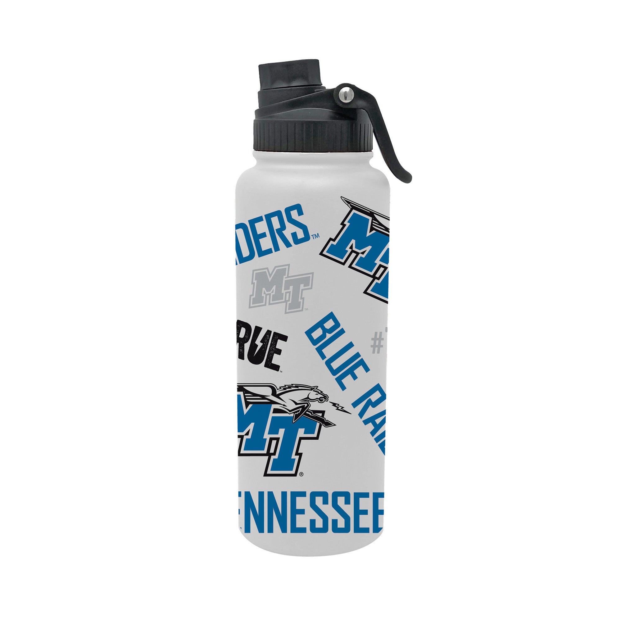 Middle Tennessee Blue Raiders 34oz Stainless Steel Medley Aqua Bottle