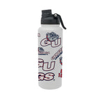 Gonzaga Bulldogs 34oz Stainless Steel Medley Aqua Bottle
