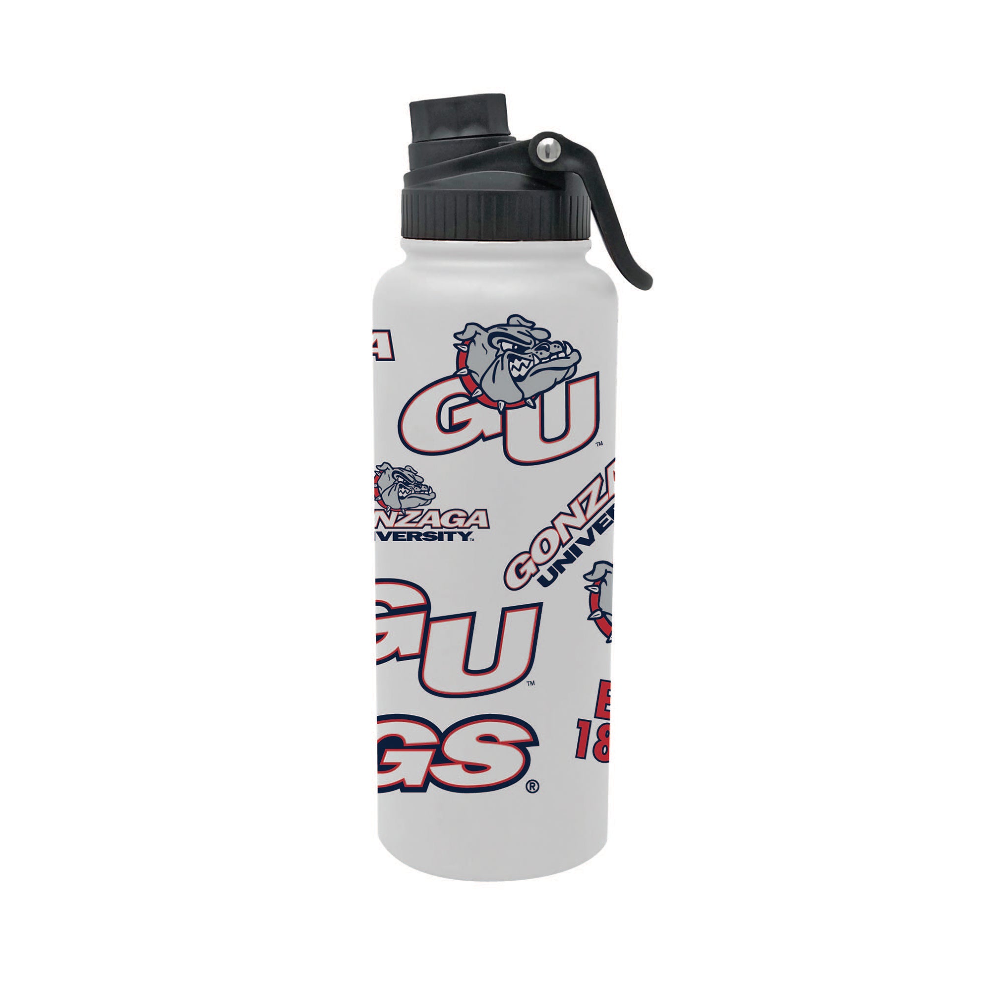 Gonzaga Bulldogs 34oz Stainless Steel Medley Aqua Bottle